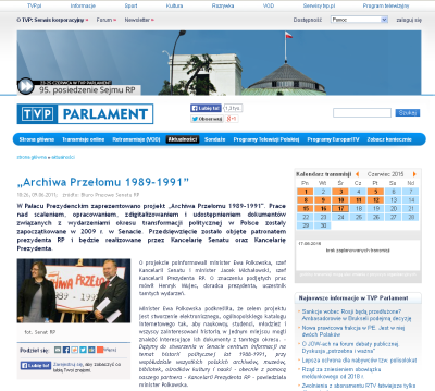 „Archiwa Przełomu 1989-1991” 