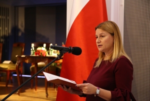 06.12.2017r., VI Seminarium projektu "Archiwa Przełomu 1989-1991"na fotografii Agata Karwowska-Sokołowska. Fot. Katarzyna Czerwińska, Kancelaria Senatu.