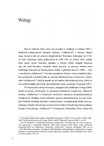 Fragment publikacji "Chojnicki czerwiec ’89. Studium lokalne fali uderzeniowej procesu demokratyzacji"