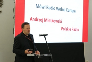 23.06.2015 r., V seminarium „Archiwa Przełomu 1989-1991”, na fotografii Andrzej Mietkowski, fot. Michał Józefaciuk