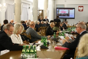 08.11.2014 r., konferencja Nasi w Sejmie i w Senacie, na fotografii uczestnicy konferencji, fot. M. Józefaciuk