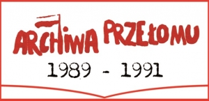 Logo „Archiwa Przełomu 1989-1991”, autor Marcin Bogusławski