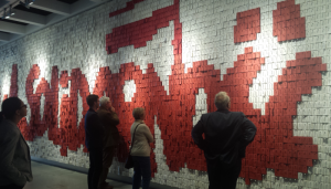 02.06.2017 r., wizyta w Europejskim Centrum Solidarności, na fotografii widok ekspozycji wystawy stałej Europejskiego Centrum Solidarności. Fot. Lena Remisz, Kancelaria Senatu.