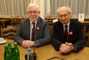 08.11.2014 r., konferencja Nasi w Sejmie i w Senacie, na fotografii od lewej: Jerzy Stępień, Jerzy Zdrada, fot. K. Czerwińska