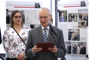 Wystawa "Profesor Andrzej Stelmachowski - marszałek Senatu I kadencji". Fot. Katarzyna Czerwińska, Kancelaria Senatu