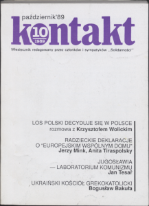 Kopia cyfrowa dokumentu z zasobu Archiwum Komisji Krajowej NSZZ „Solidarność”