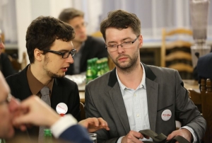 08.11.2014 r., konferencja Nasi w Sejmie i w Senacie, na fotografii od prawej Adam Cherek, fot. M. Józefaciuk