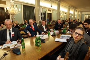 08.11.2014 r., konferencja Nasi w Sejmie i w Senacie, na fotografii uczestnicy konferencji, fot. K. Czerwińska